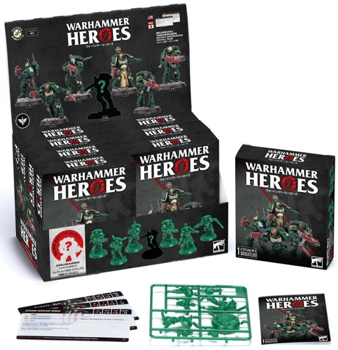 warhammer booster box Warhammer 40k Space Marine Heroes Dark Angels Booster Box