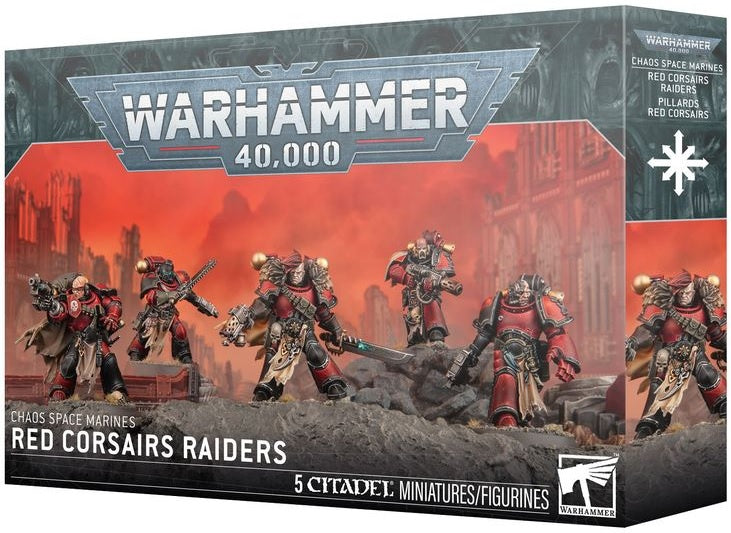 Warhammer 40K Chaos Space Marines Red Corsairs Raiders