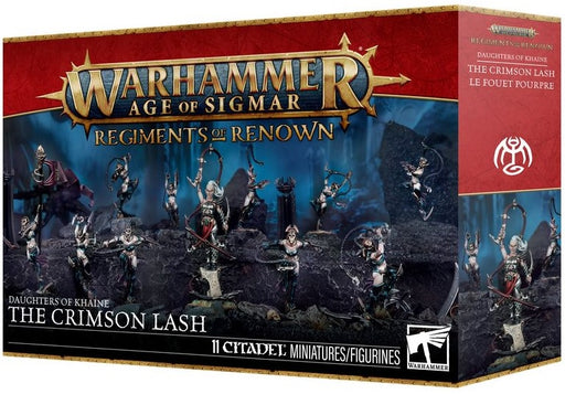 Warhammer Age Of Sigmar Daughters of Khaine Regiment of Renown The Crimson Lash Pre Order