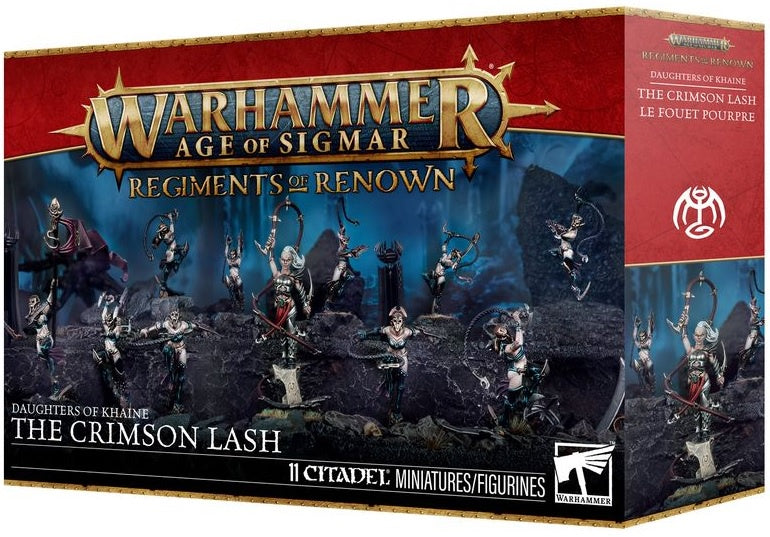 Warhammer Age Of Sigmar Daughters of Khaine Regiment of Renown The Crimson Lash