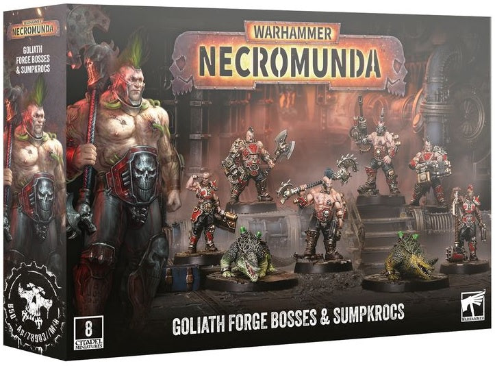 Warhammer Necromunda Skirmish Goliath Forge Bosses & Sumpkrocs Pre Order