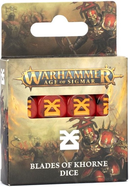 Warhammer Age Of Sigmar Blades of Khorne Dice