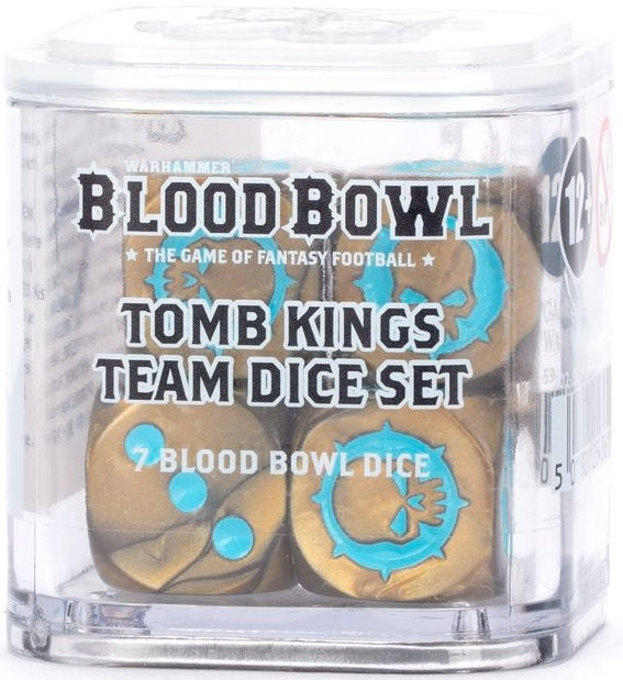 Blood Bowl Tomb Kings Team Dice Set