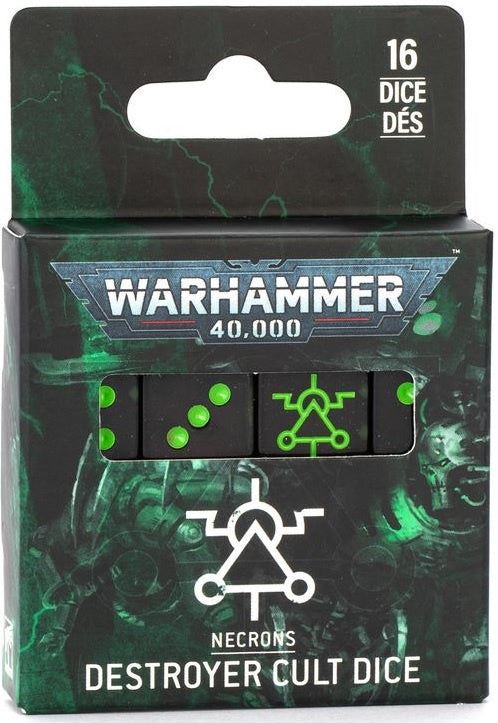 Warhammer 40K Necrons Destroyer Cult Dice