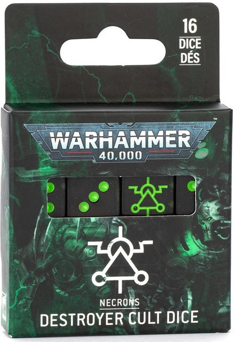 Warhammer 40K Necrons Destroyer Cult Dice
