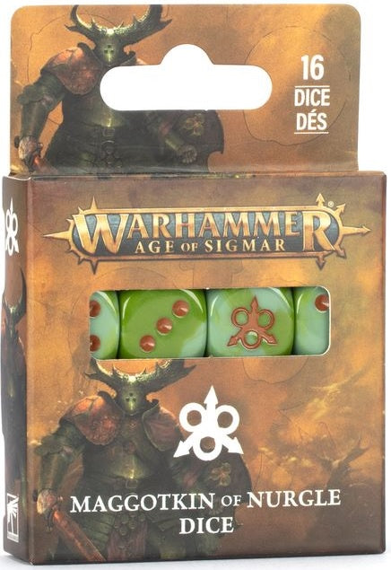 Warhammer Age Of Sigmar Maggotkin of Nurgle Dice Pre Order