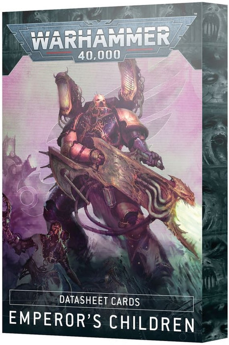 Warhammer 40K Emperor's Children Datasheet Cards