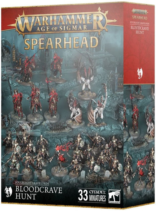 Warhammer Age of Sigmar Soulblight Gravelords Spearhead Soulblight Gravelords Bloodcrave hunt