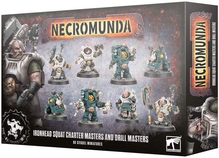 Necromunda Ironhead Squat Charter Masters and Drill Masters Pre Order
