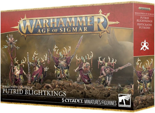 Warhammer Age Of Sigmar Maggotkin of Nurgle Putrid Blightkings Pre Order