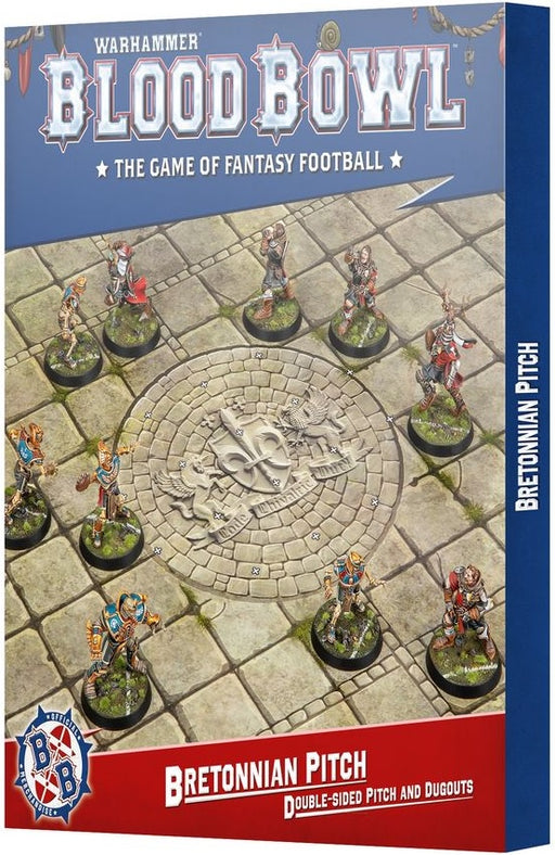 Blood Bowl Bretonnian Pitch Double-sided Pitch and Dugouts