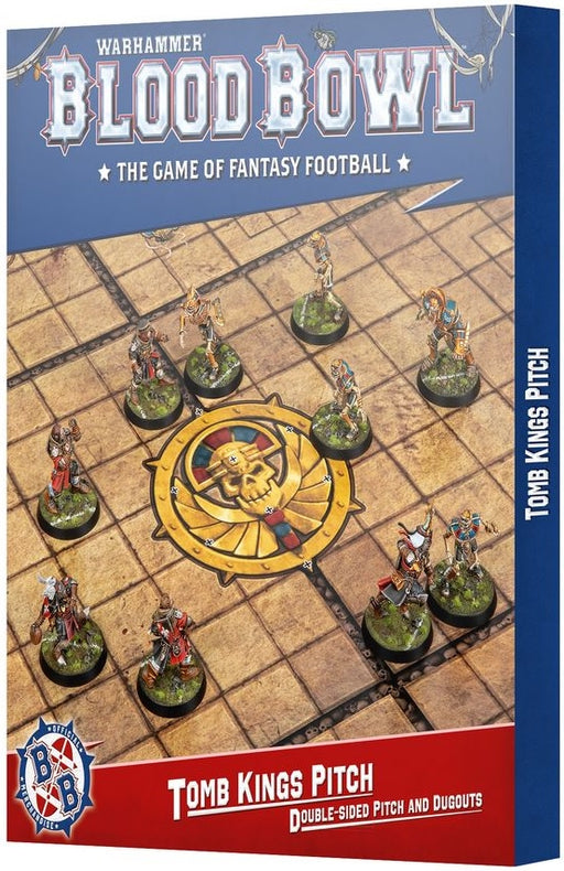 Blood Bowl Tomb Kings Pitch: Double-sided Pitch and Dugouts Set