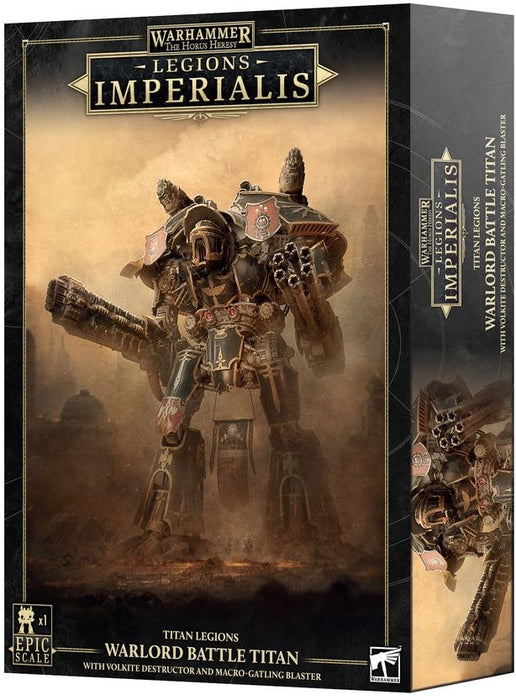 Warhammer The Horus Heresy Legions Imperialis Warlord Titan with Volkite Destructor and Macro-Gatling Blaster Pre Order