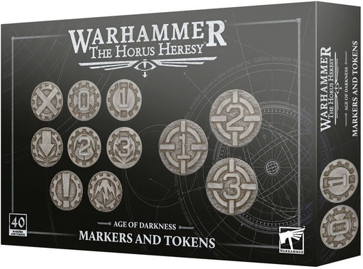 Warhammer The Horus Heresy Age of Darkness Markers and Tokens