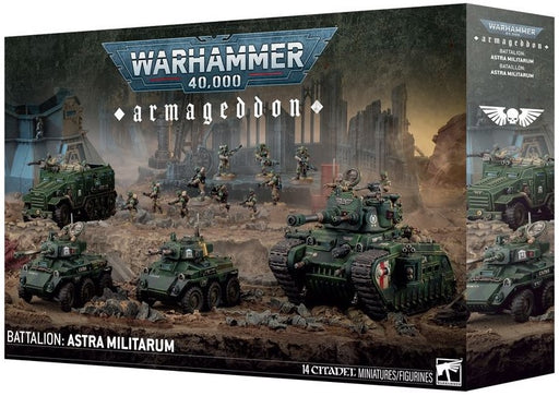 Warhammer 40K Armageddon Battalion Astra Militarum Pre Order