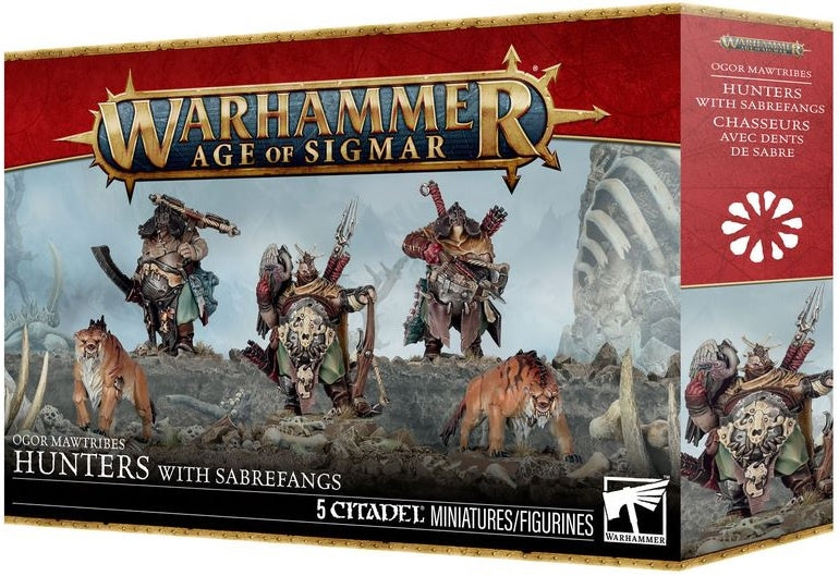 Warhammer Age of Sigmar Ogor Mawtribes Hunters with Sabrefangs Pre Order