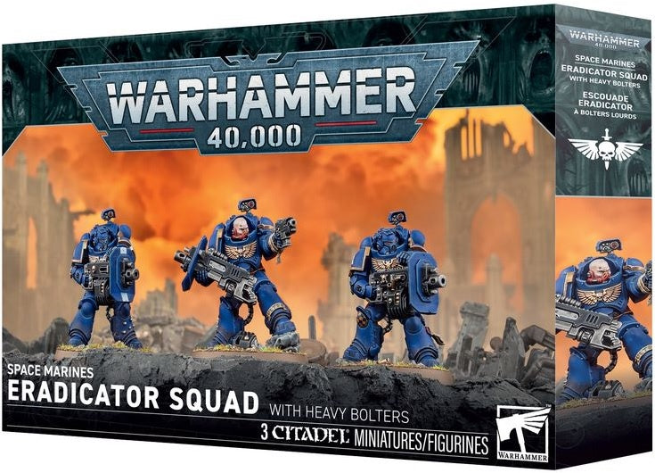 Warhammer 40K Space Marines Eradicator Squad With Heavy Bolters Pre Order