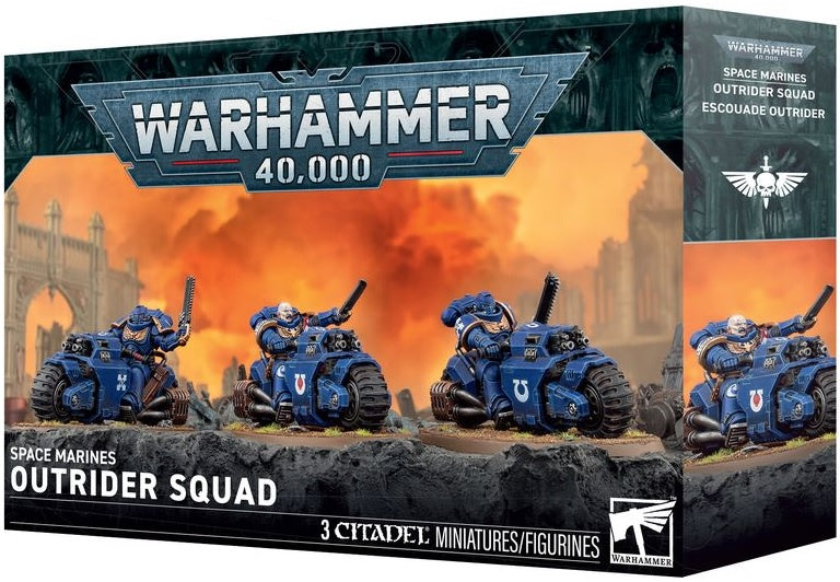 Warhammer 40K Space Marines Outrider Squad Pre Order