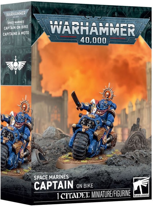 Warhammer 40K Space Marines Captain on Bike Pre Order