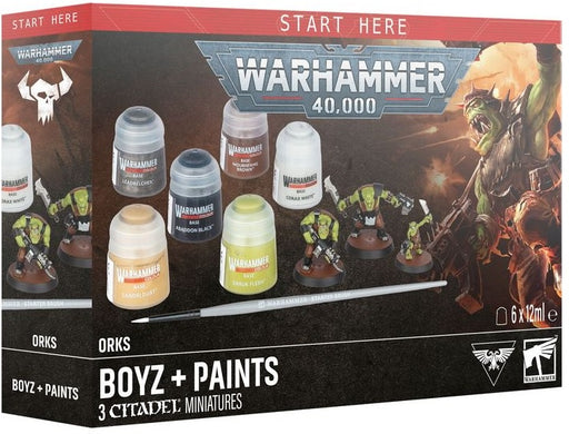 Warhammer 40,000 Orks Boyz + Paints Pre Order