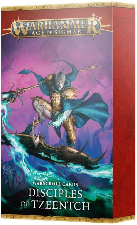 Warhammer Age of Sigmar Warscroll Cards Disciples of Tzeentch