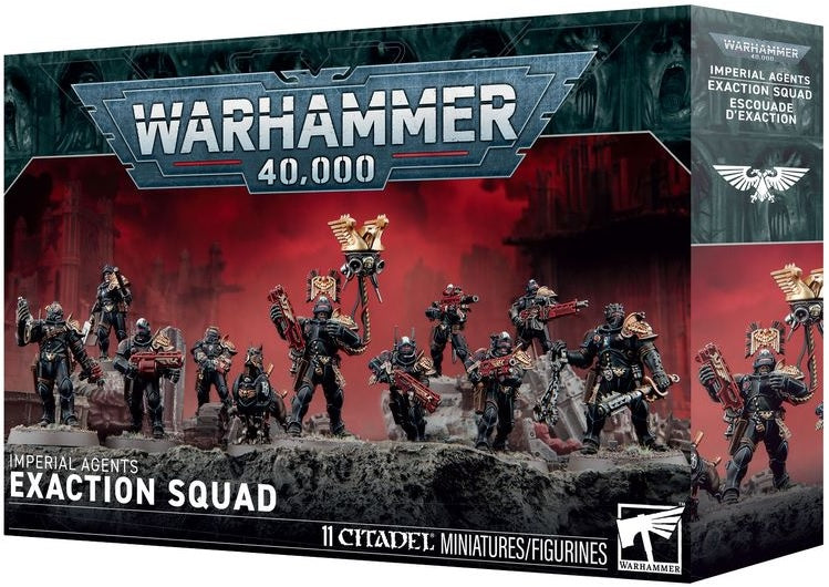 Warhammer 40K  Imperial Agents Exaction Squad Pre Order