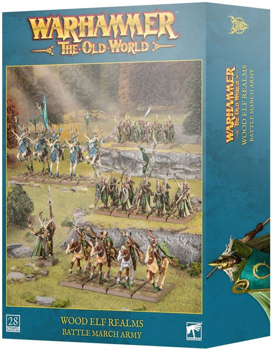 Warhammer The Old World Wood Elf Realms Battle March Army Pre Order