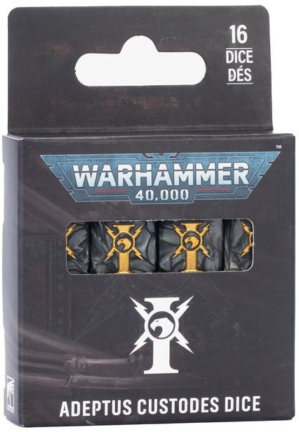 Warhammer 40,000 Adeptus Custodes Dice Pre Order