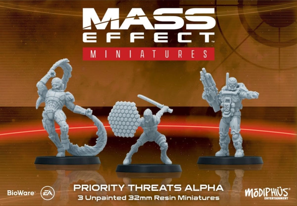 Mass Effect The Board Game  Resin Miniatures Set Priority Threats Alpha