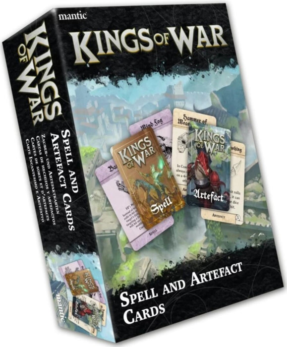 Kings of War Spell and Artefact Cards 4th Ed