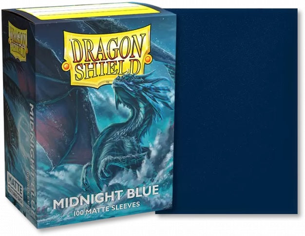 Dragon Shield 100 Count Standard Matte Sleeve Midnight Blue