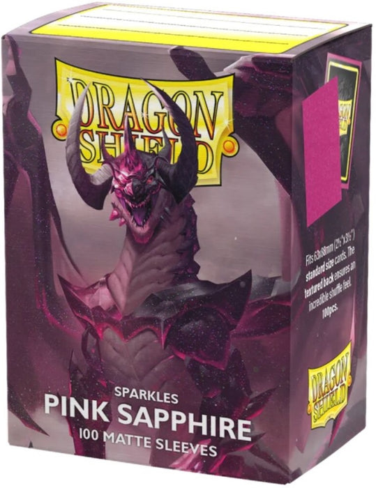 Dragon Shield Sleeves Matte Sparkles Sapphire
