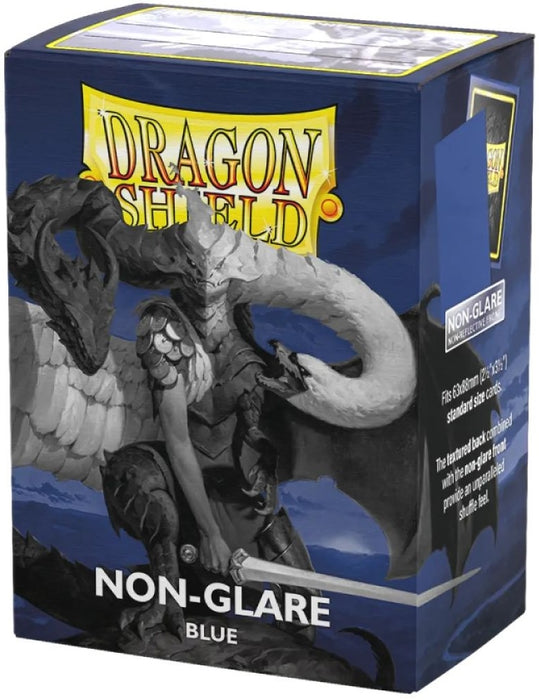 Dragon Shield Non-Glare Sleeves Matte Blue