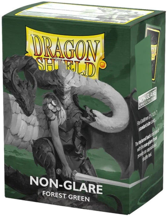 Dragon Shield Non-Glare Sleeves Matte Forest Green