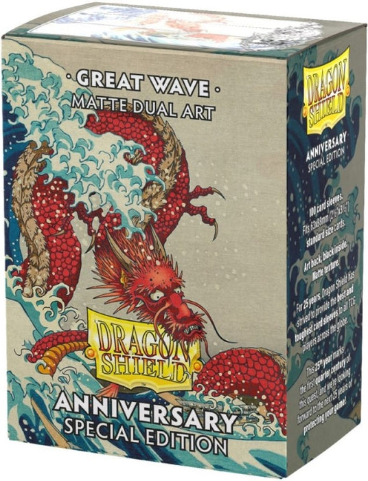 Dragon Shield Sleeves Matte Dual Art Anniversary Special Edition Great Wave