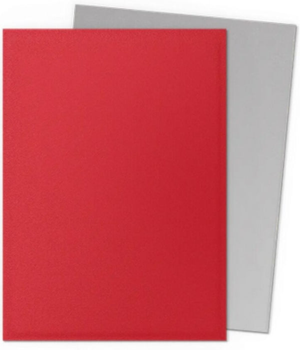 Dragon Shield Sleeves Matte Dual Crimson & Silver