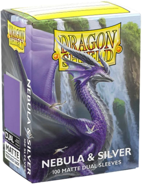 Dragon Shield Sleeves Matte Dual Nebula & Silver