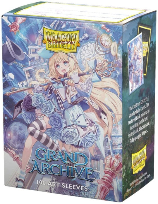 Dragon Shield Sleeves Sleeves Matte Dual Art Grand Archive Alice, Golden Queen
