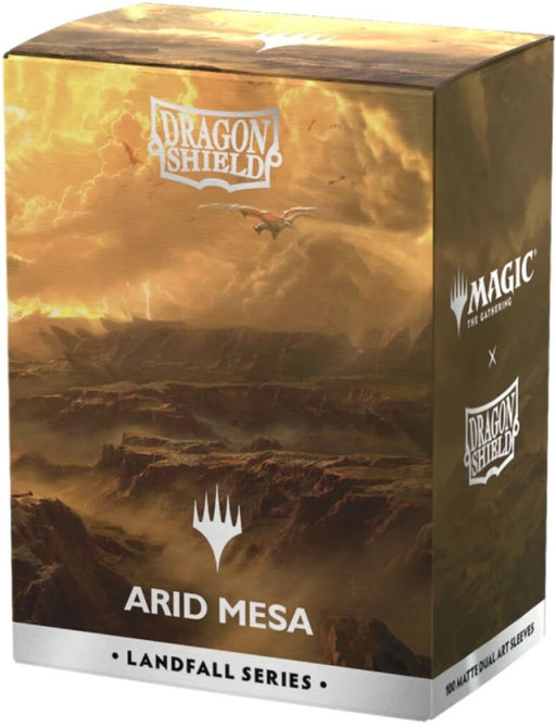 Dragon Shield Sleeves Matte Dual Art MTG Landfall Series Arid Mesa
