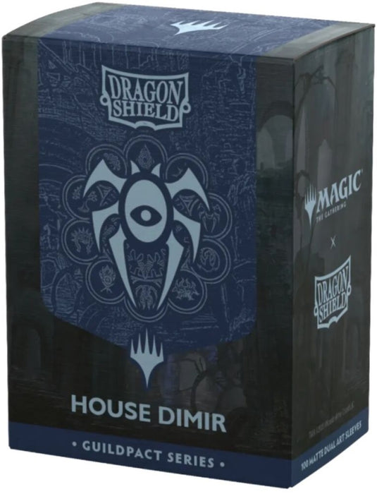Dragon Shield Sleeves Matte Dual Art MTG Guildpact Series House Dimir