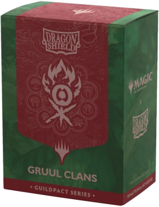 Dragon Shield Sleeves Matte Dual Art MTG Guildpact Series Gruul Clans