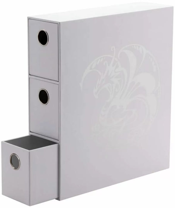 Dragon Shield Fortress Card Drawers White