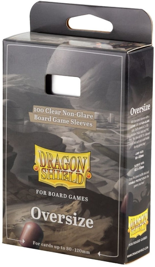 Dragon Shield Board Game Sleeves Clear Non-Glare Oversize