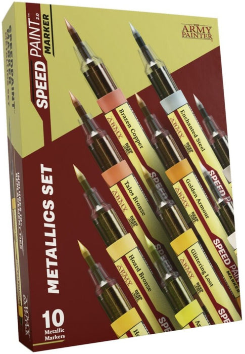 Army Painter - Speedpaint - Speedpaint Marker Metallics Set