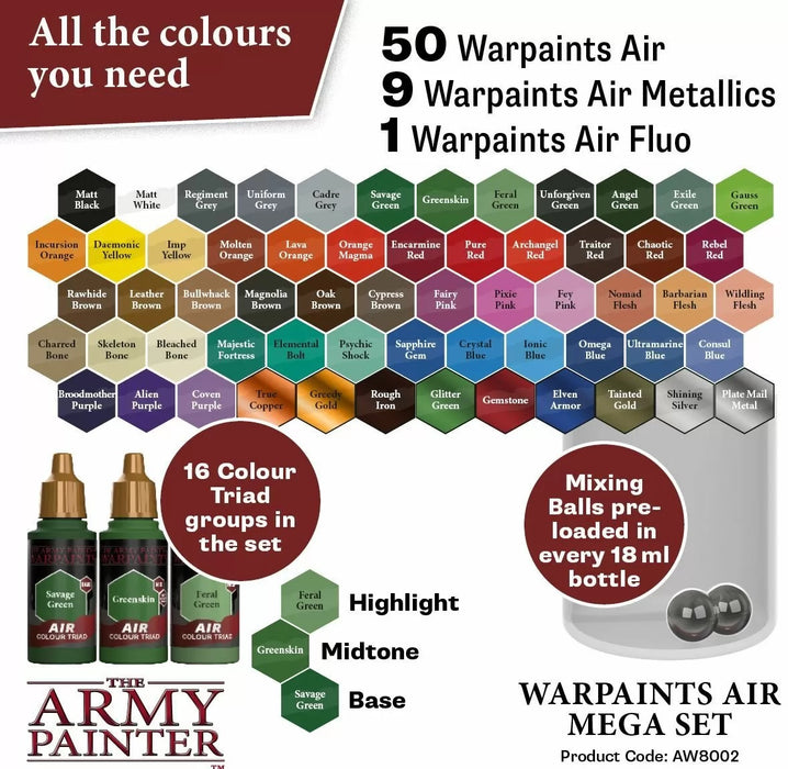 Army Painter Warpaints Air Mega Set