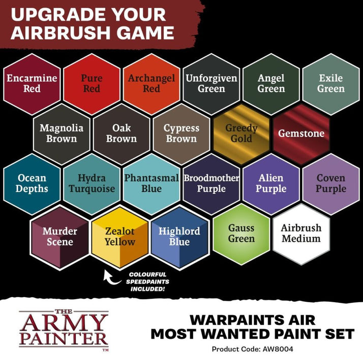 Army Painter Warpaints Air Most Wanted Paint Set