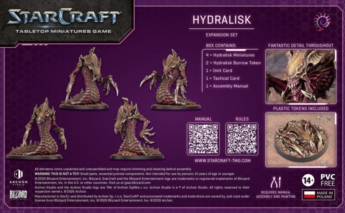 Starcraft Miniatures Games Zerg Hydralisk Expansion Set