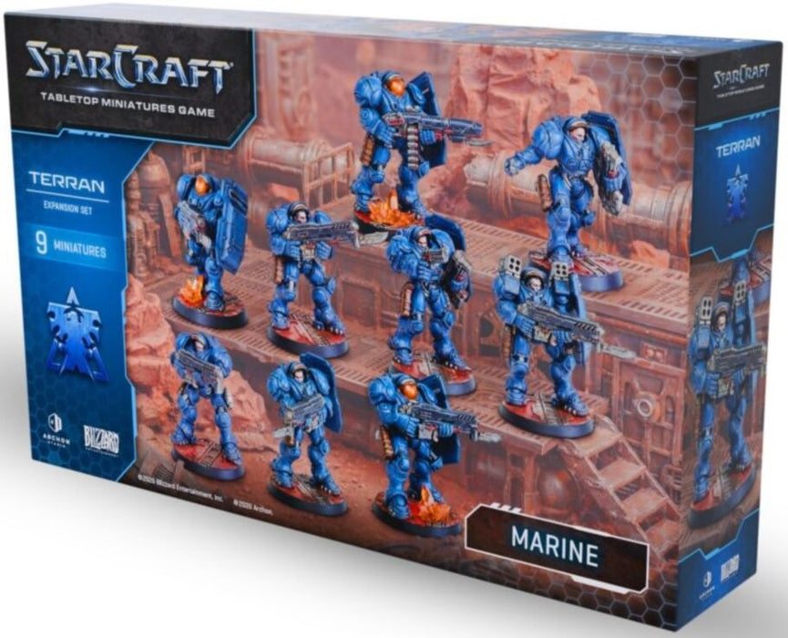 Starcraft Miniatures Games Terran Marine Expansion Set