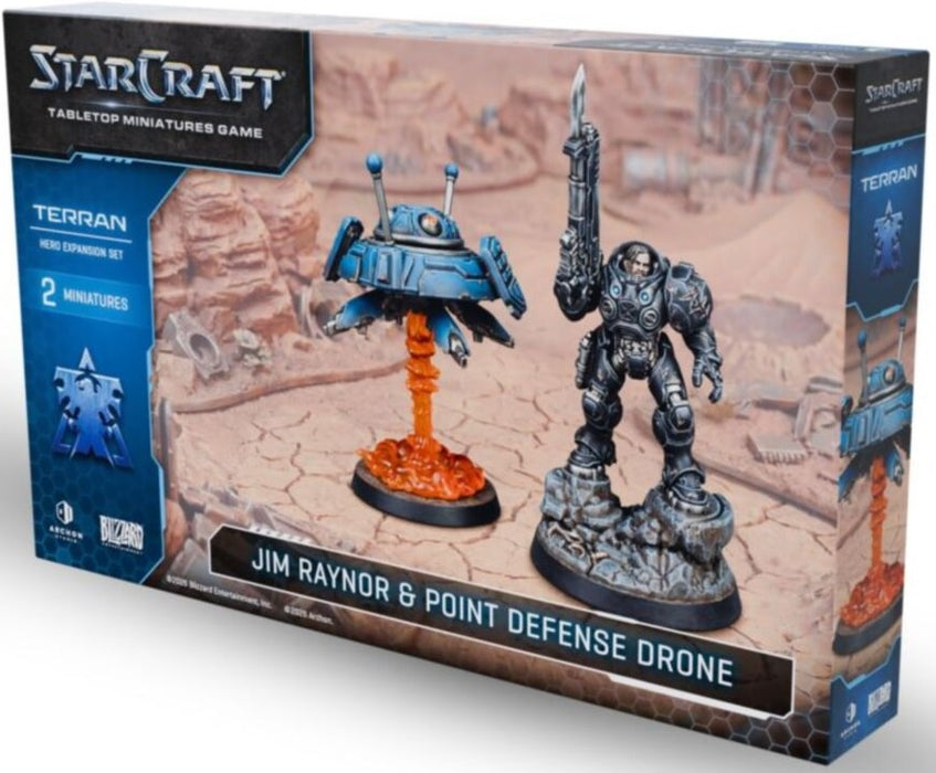 Starcraft Miniatures Games Terran Jim Raynor (Raynor's Raiders) Hero Expansion Set