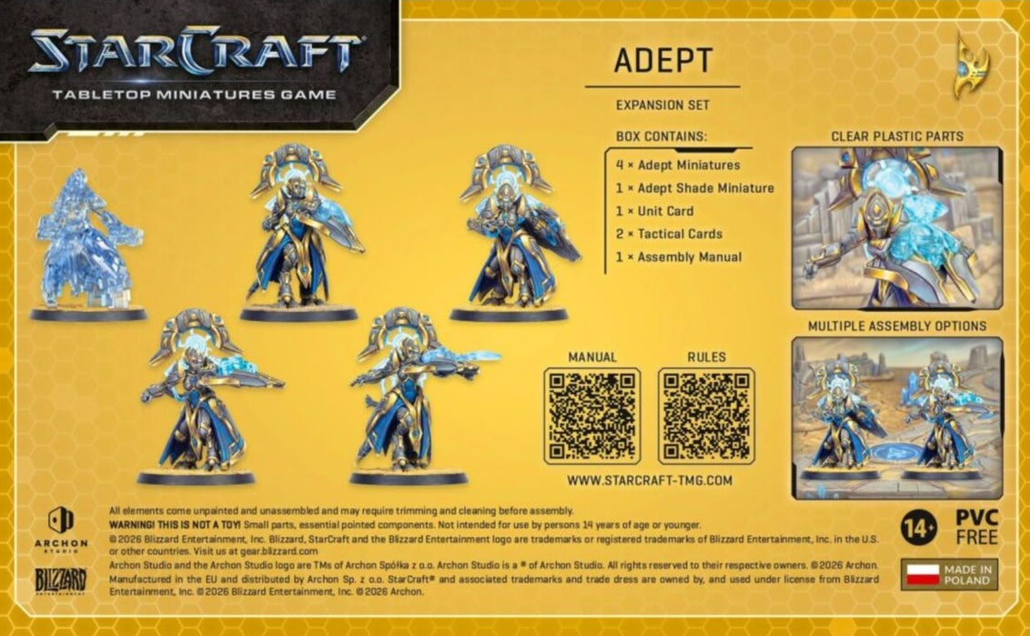 Starcraft Miniatures Games Protoss Adept Expansion Set
